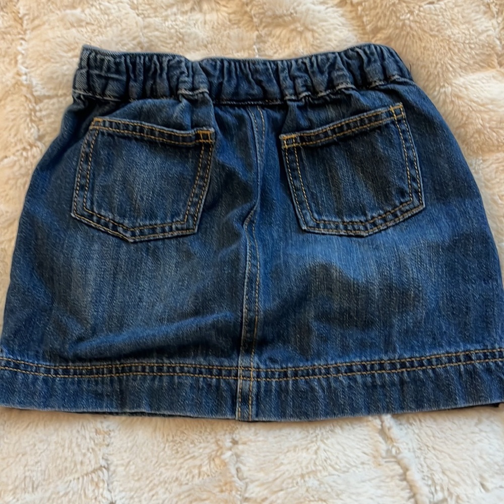 Crazy 8 Denim Skirt 4T - Picture 2 of 6